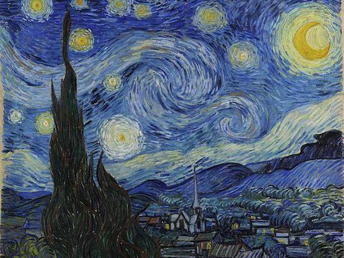 La notte stellata (1889, Vincent van Gogh)