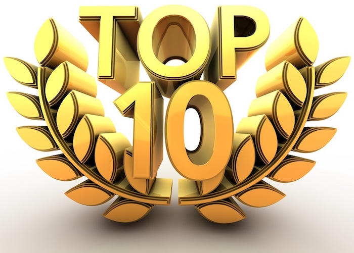 "Top 10" dei paesi produttori di oro (2015)