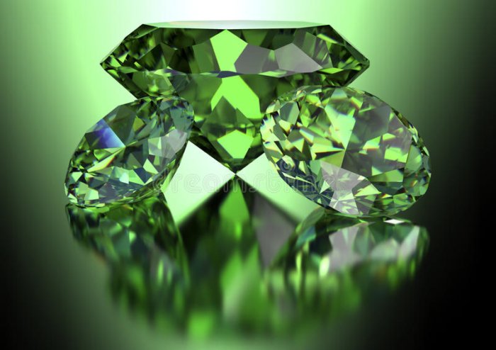 Avete mai visto un diamante verde?