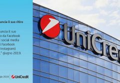 Addio a Facebook. Unicredit apre una nuova strada