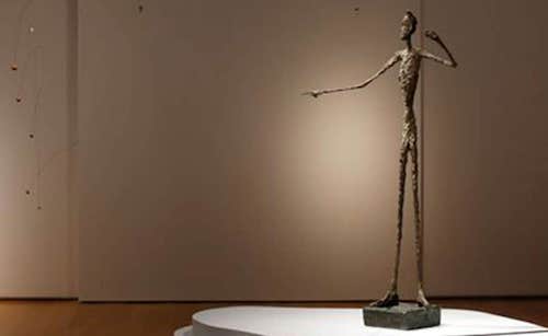 L'homme Au Doigt di Alberto Giacometti