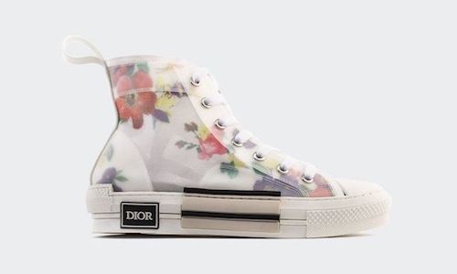 Walk’n’dior technical knit high top sneakers