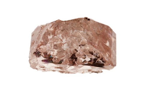 Diamante rosa chiaro da 12,8 carati