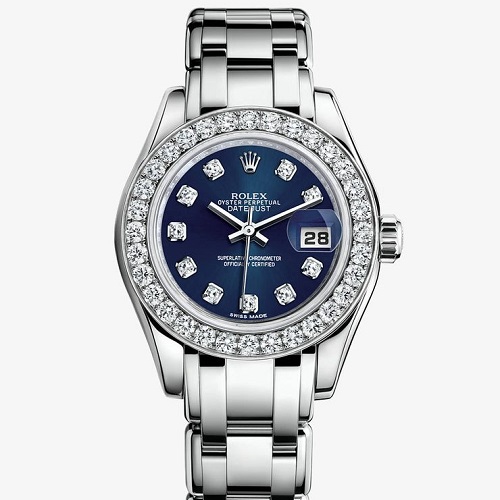 Rolex Oyster Perpetual Lady Datejust Pearlmaster White Gold