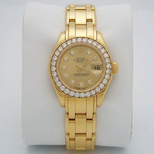 Rolex Oyster Perpetual Lady Datejust Pearlmaster Oro amarillo
