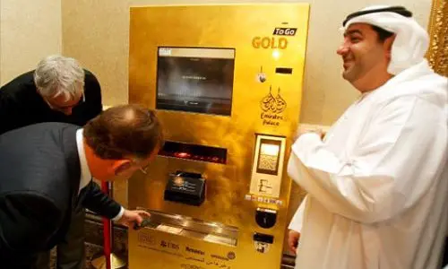 Cajero automático de lingotes de oro