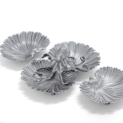 Buccellati - Collezione conchiglie d'argento