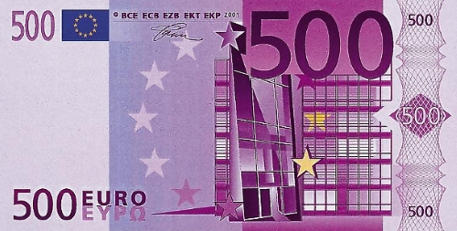 Cinquecento euro dell'Unione Europea