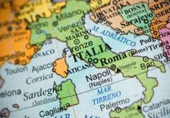 Cartina geografica dell'Italia