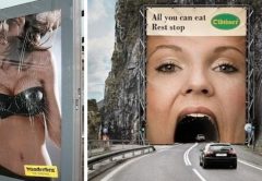 Campagne pubblicitarie di Wonderbra e di Oldtimer