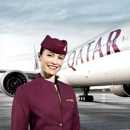 Hostess della Qatar Airways