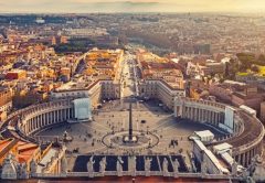 Veduta di Piazza San Pietro in Vaticano