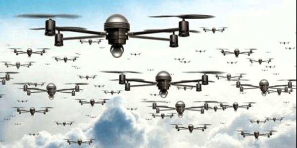 Sciami di droni