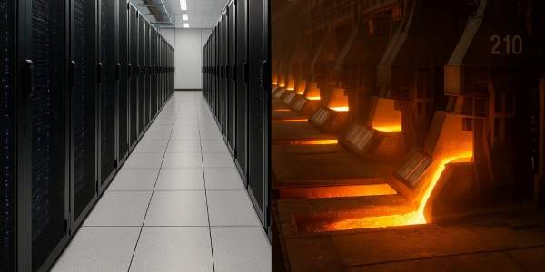 Data center vs. smelter di alluminio