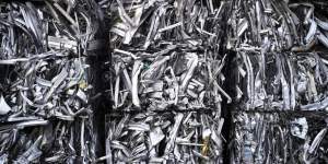 Rottami di alluminio in paccotti