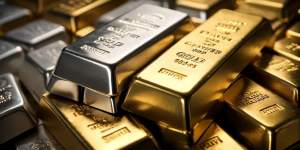 Lingotti d'oro e d'argento