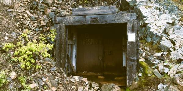 Una vecchia miniera d'oro