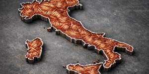 Mappa italiana ramata