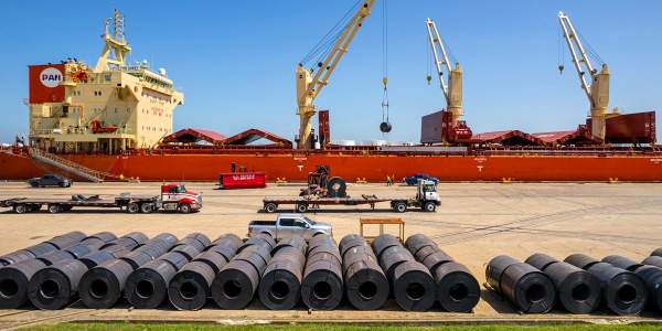 Import coils d'acciaio