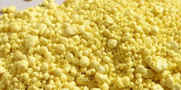 Granuli di zolfo