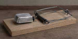 Trappola con esca di alluminio