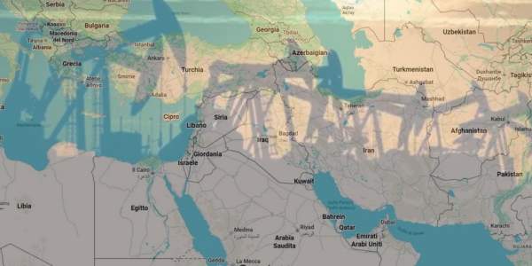 Mappa del Medio Oriente
