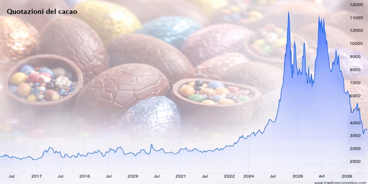 Grafico delle quotazioni del cacao