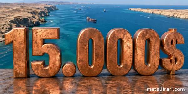 Prezzo target per il rame 15.000 dollari per tonnellata