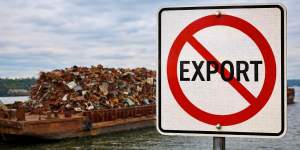 Divieto export rottami