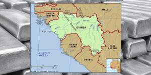 Mappa della Guinea