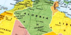 Mappa dell'Algeria