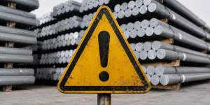 Warning alluminio