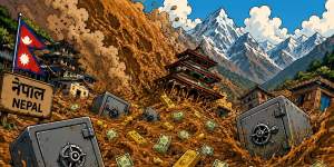 Frana di fango in Nepal